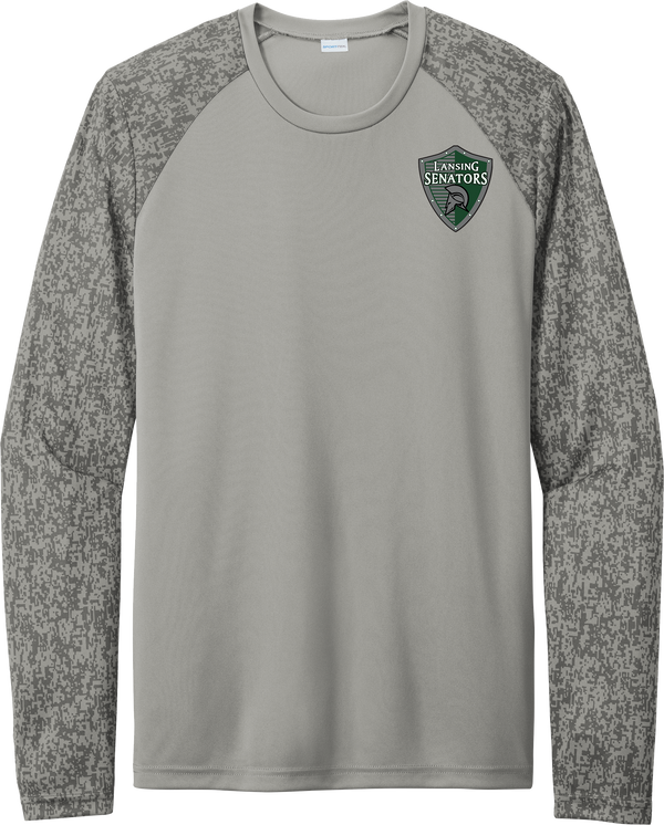 Lansing Senators Long Sleeve Digi Camo Tee