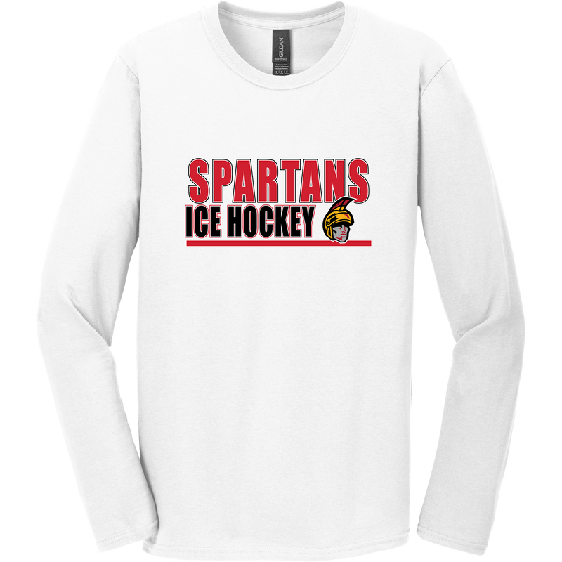 Seacoast Spartans (Ice Hockey) Softstyle Long Sleeve T-Shirt
