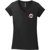 Metro Jets Softstyle Ladies Fit V-Neck T-Shirt