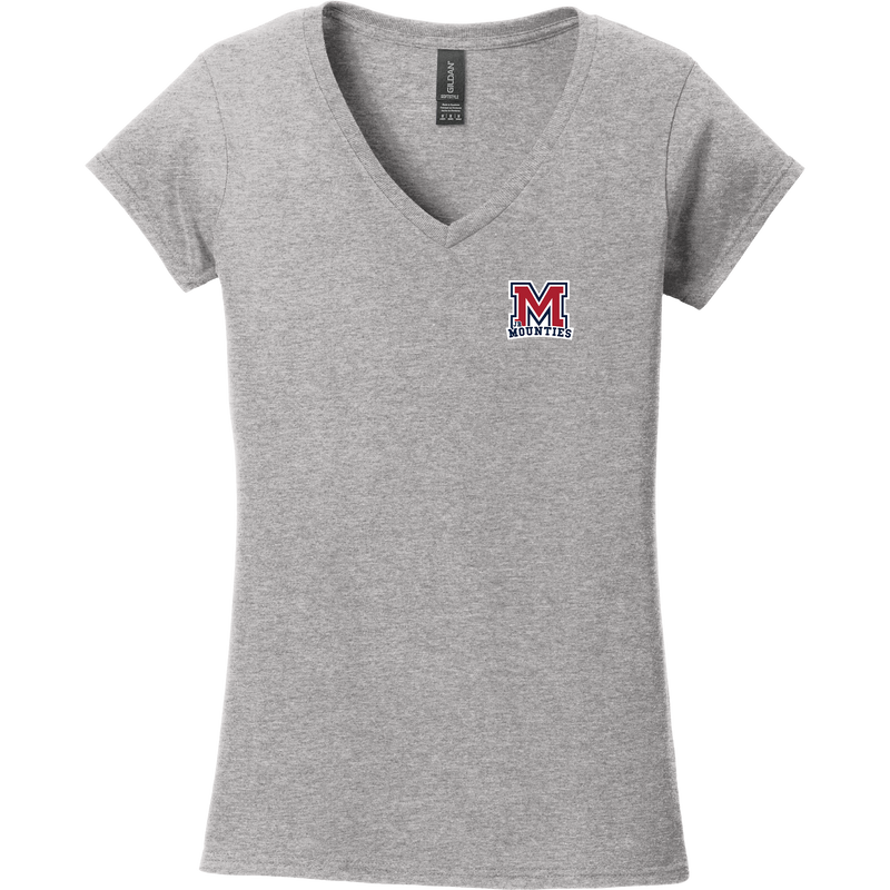 Jr. Mounties Softstyle Ladies Fit V-Neck T-Shirt