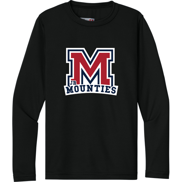 Jr. Mounties Youth Cooling Performance Long Sleeve Tee