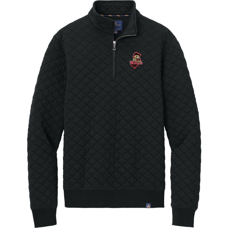 Jersey Shore Wildcats Brooks Brothers Diamond Quilt 1/4-Zip