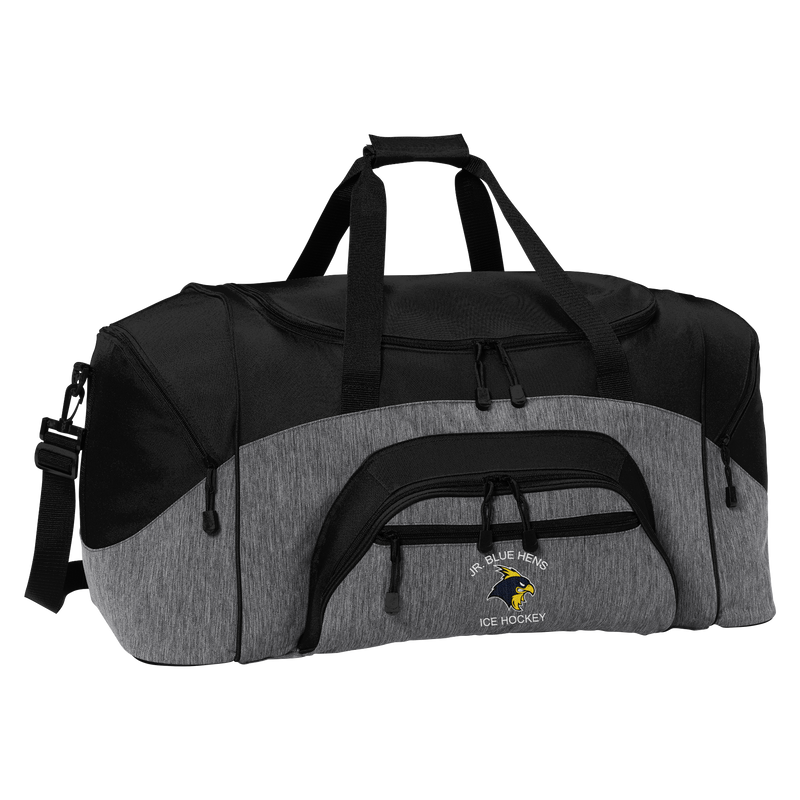 Delaware Jr. Blue Hens Standard Colorblock Sport Duffel