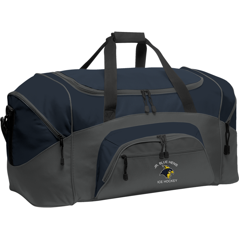 Delaware Jr. Blue Hens Standard Colorblock Sport Duffel