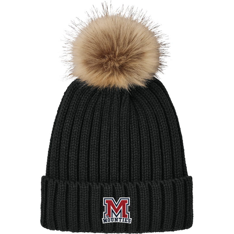 Jr. Mounties Faux Fur Pom Beanie