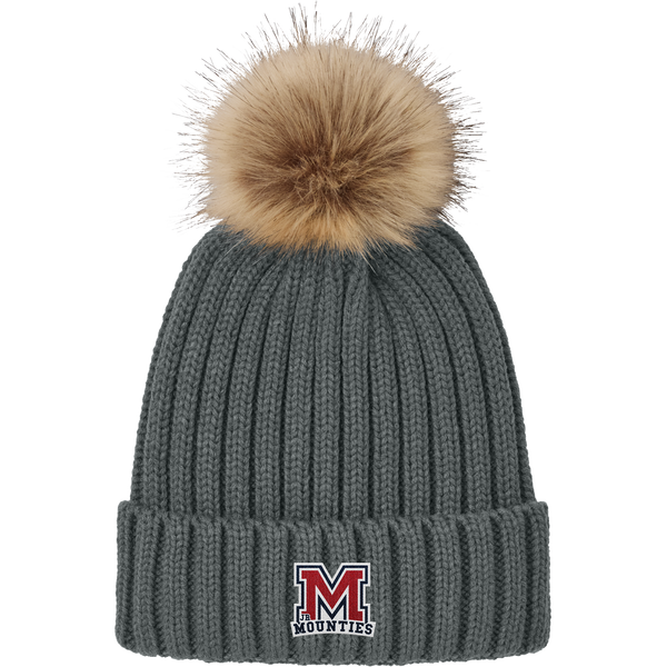 Jr. Mounties Faux Fur Pom Beanie