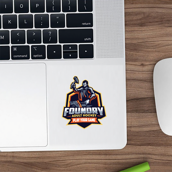 FOUNDRY 3'' REMOVABLE DIE CUT DECAL STICKERS