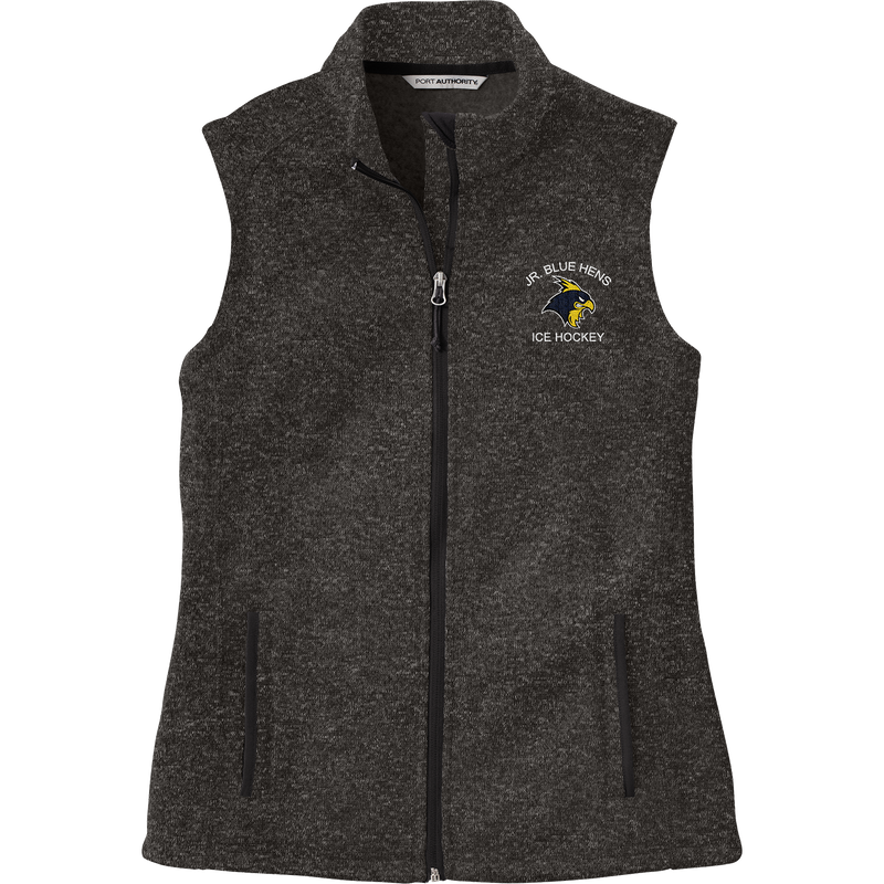 Delaware Jr. Blue Hens Ladies Sweater Fleece Vest
