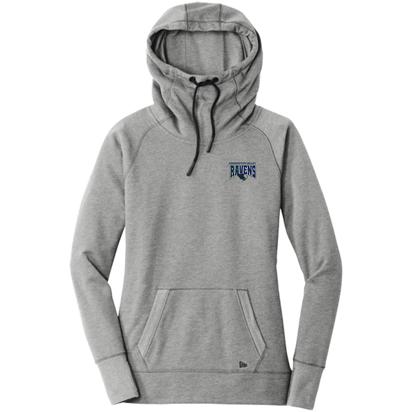 Kensington Valley Ravens New Era Ladies Tri-Blend Fleece Pullover Hoodie