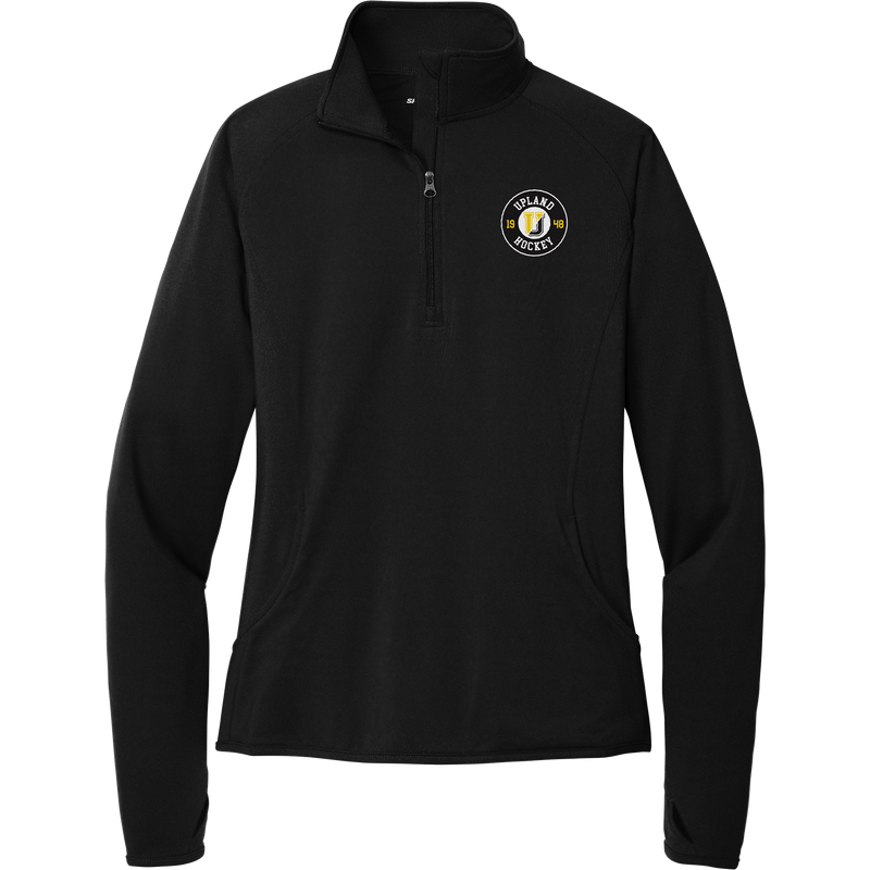 Upland Hockey Ladies Sport-Wick Stretch 1/4-Zip Pullover