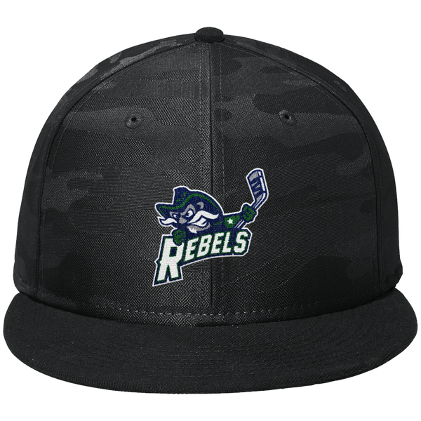 Kensington Valley Rebels New Era Camo Flat Bill Snapback Cap