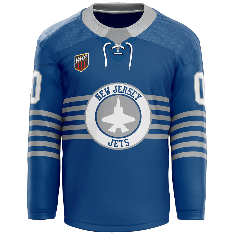 NJ Jets Adult Goalie Hybrid Jersey