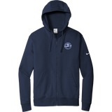 NYC Hockey Club Nike Club Fleece Sleeve Swoosh Full-Zip Hoodie