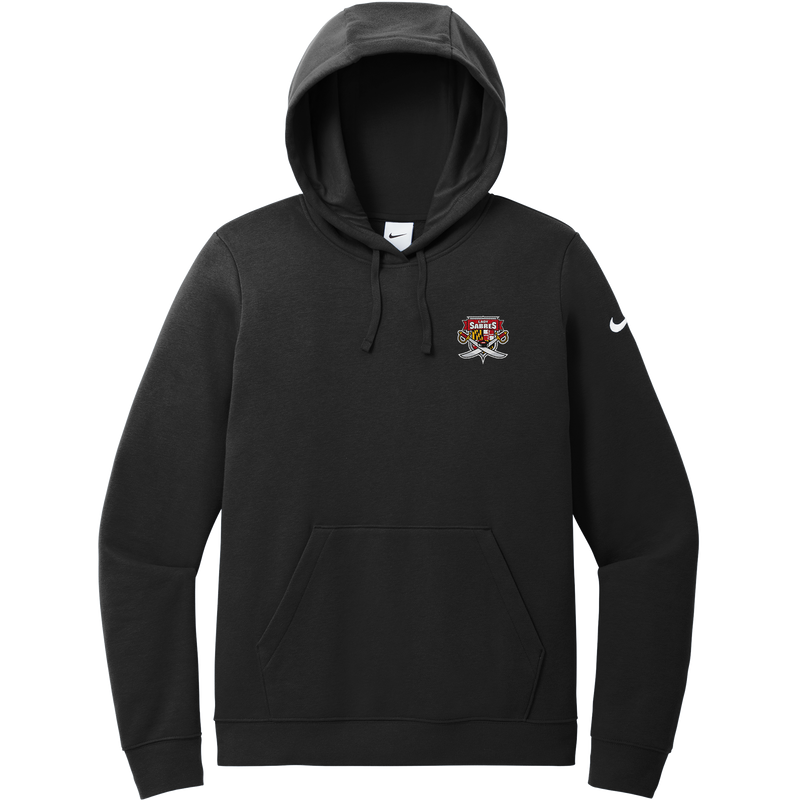 SOMD Lady Sabres Nike Women's Club Fleece Sleeve Swoosh Pullover Hoodie