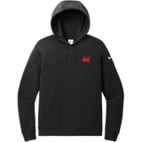 Team Maryland Nike Women's Club Fleece Sleeve Swoosh Pullover Hoodie