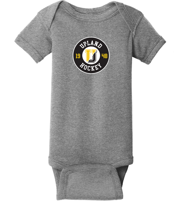Upland Hockey Infant Short Sleeve Baby Rib Bodysuit