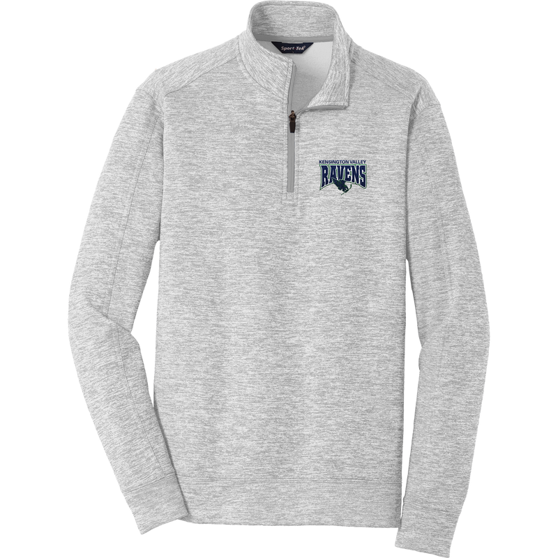 Kensington Valley Ravens PosiCharge Electric Heather Fleece 1/4-Zip Pullover