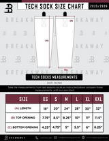NJ Titans Tier 1 Bantam and Midgets Sublimated Tech Socks