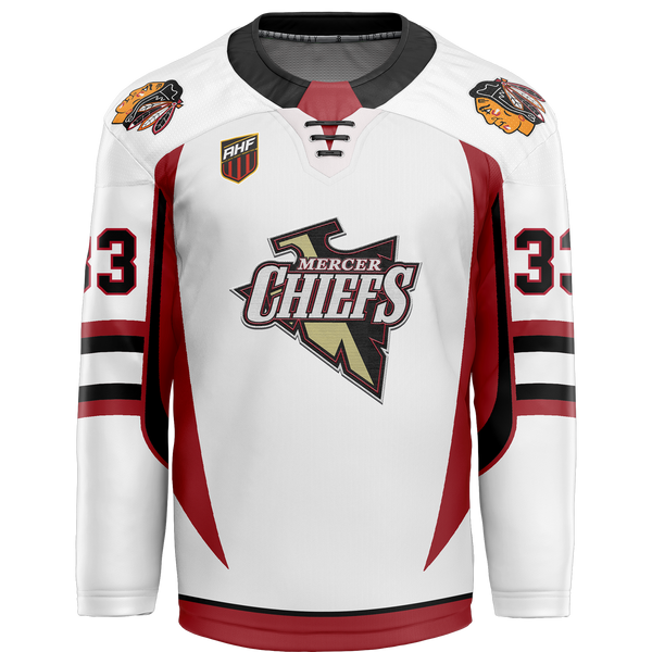 Mercer Chiefs Special Store Youth Player Cut and Sew Jersey